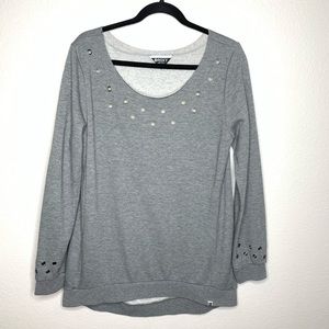 Roxy Tunic Style High-Low Sweater